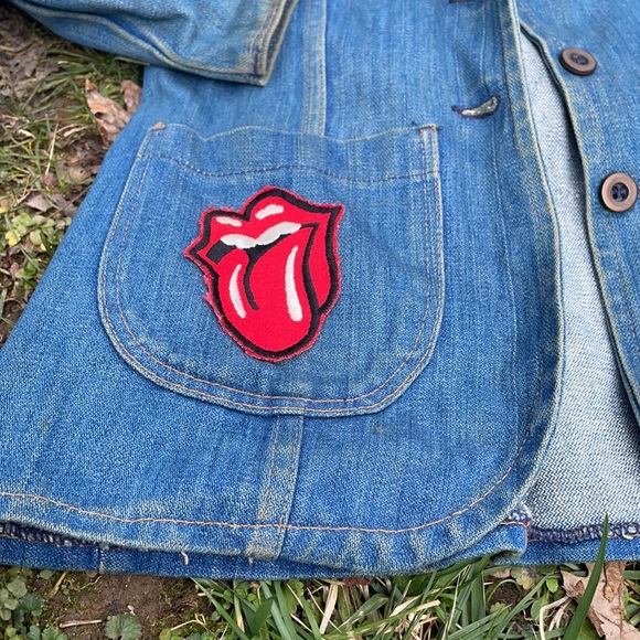 Vintage one of a kind Wrangler jean jacket - Picture 3 of 7